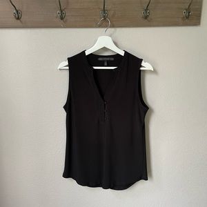 WHBM Sleeveless V-Neck Top